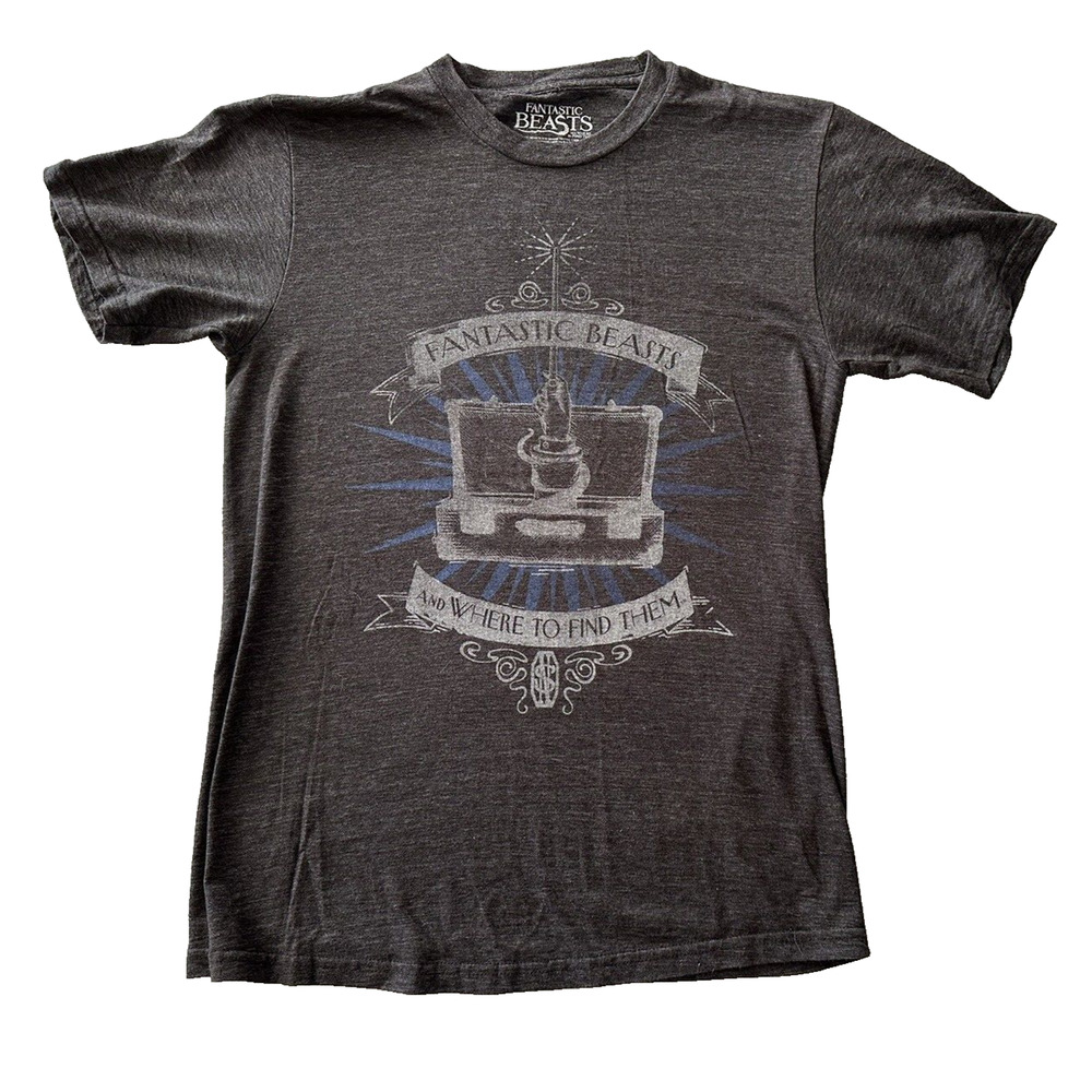 Fantastic Beast, and Where to Find Them Black Graphic T-shirt Small Cotton Blend